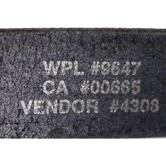 Eddie Bauer BLACK GENUINE LEATHER 1.25"Wd CASUAL DRESS MEN'S BELT Sz 38 (28D - Picture 9 of 15